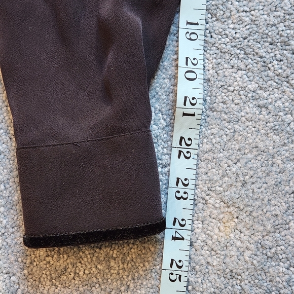 NWT VTG Field Manor 100% silk button-down blouse Size 12 Color black - Picture 12 of 14